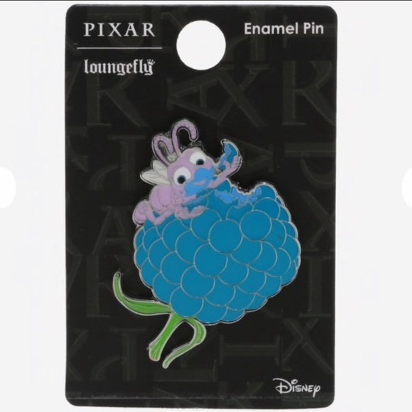 LOUNGEFLY DISNEY PIXAR A Bug’s Life MINI BACKPACK, CARDHOLDER & ENAMEL PINS! - Picture 12 of 13